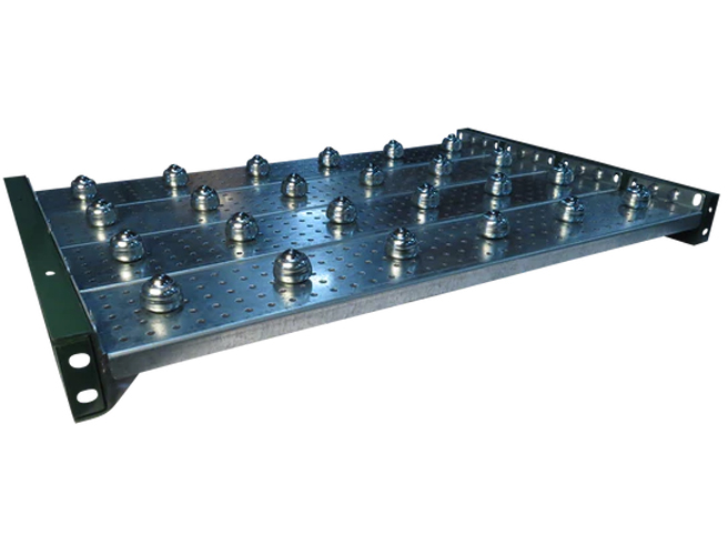 Ball Transfer Tables consist of  units that are attached to rigid frames or plates
